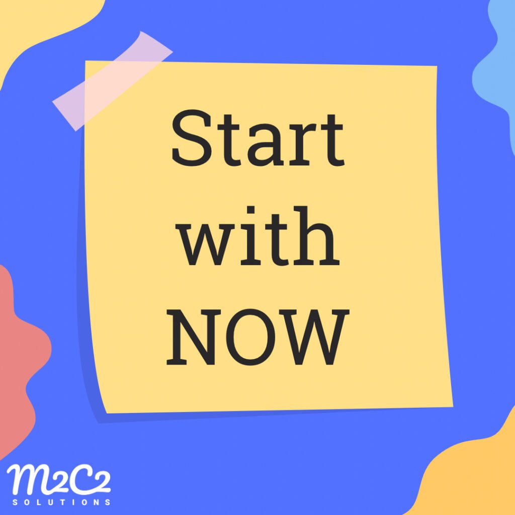 A start with now digital illustration on a white background